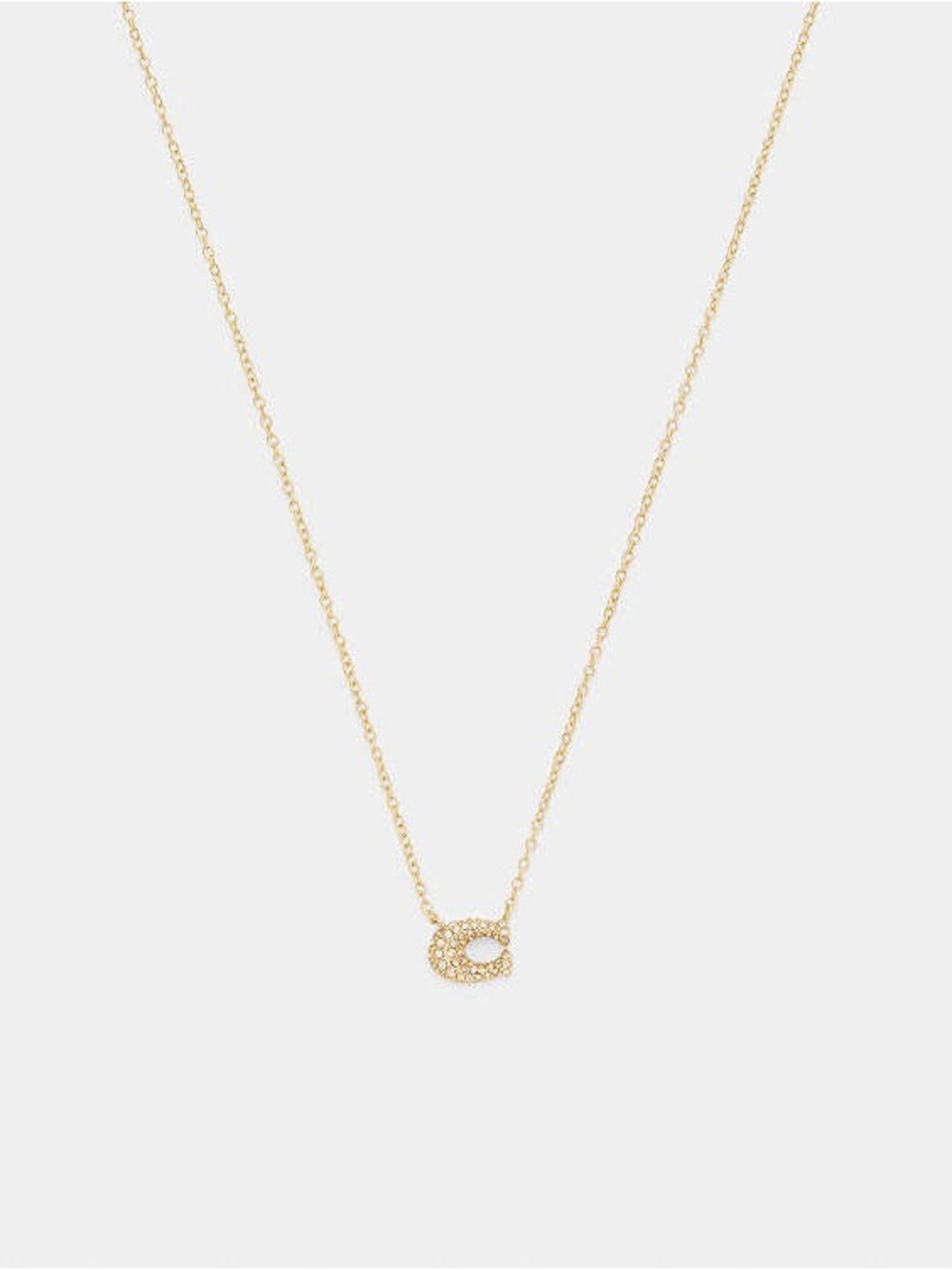 Coach Pavé C Necklace